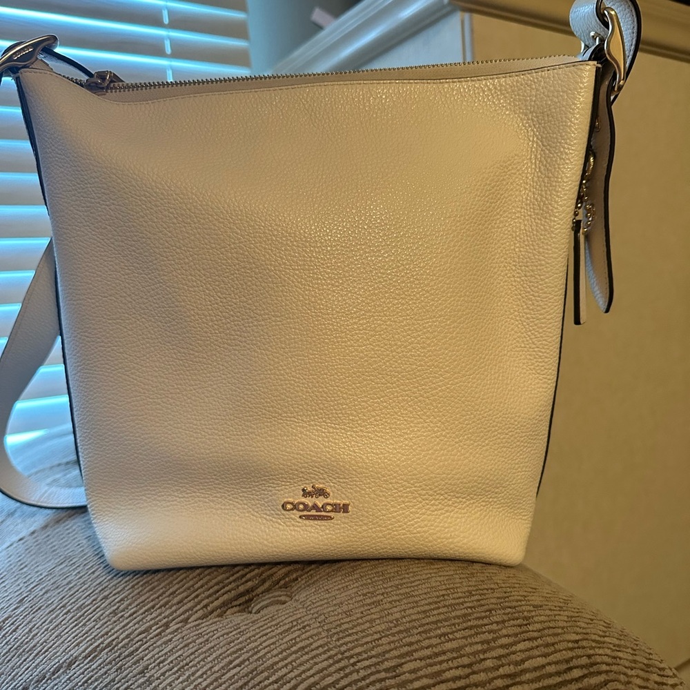 Coach Val Duffel crossbody.